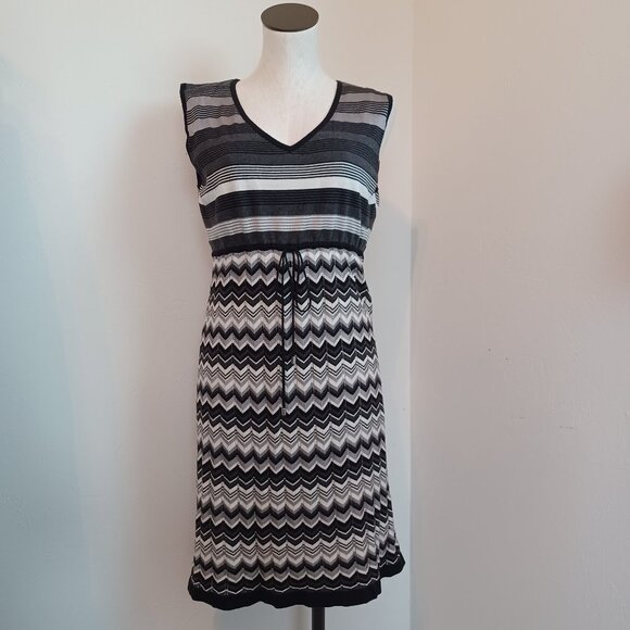 Laundry by Design Dress Chevron Knit Womens size Large - Picture 2 of 14